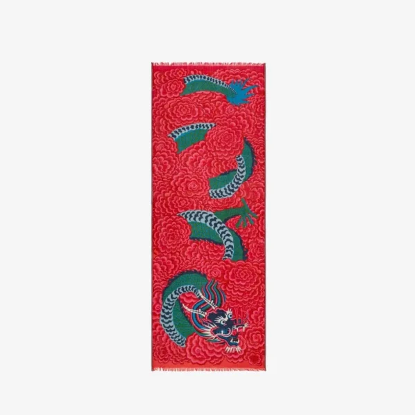 Fashion INOUI - Scarf Dragon - Fuchsia