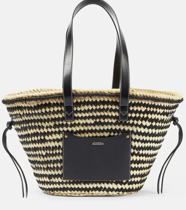 Best ISABEL MARANT ÈTOILE Isabel Marant Etoile - Cadix Medium Shoulder Bag - NaturalBlack