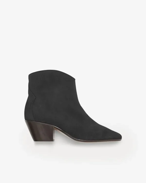 Store ISABEL MARANT ÈTOILE Isabel Marant Etoile - Dacken Boots - Faded BlackBlack Heel