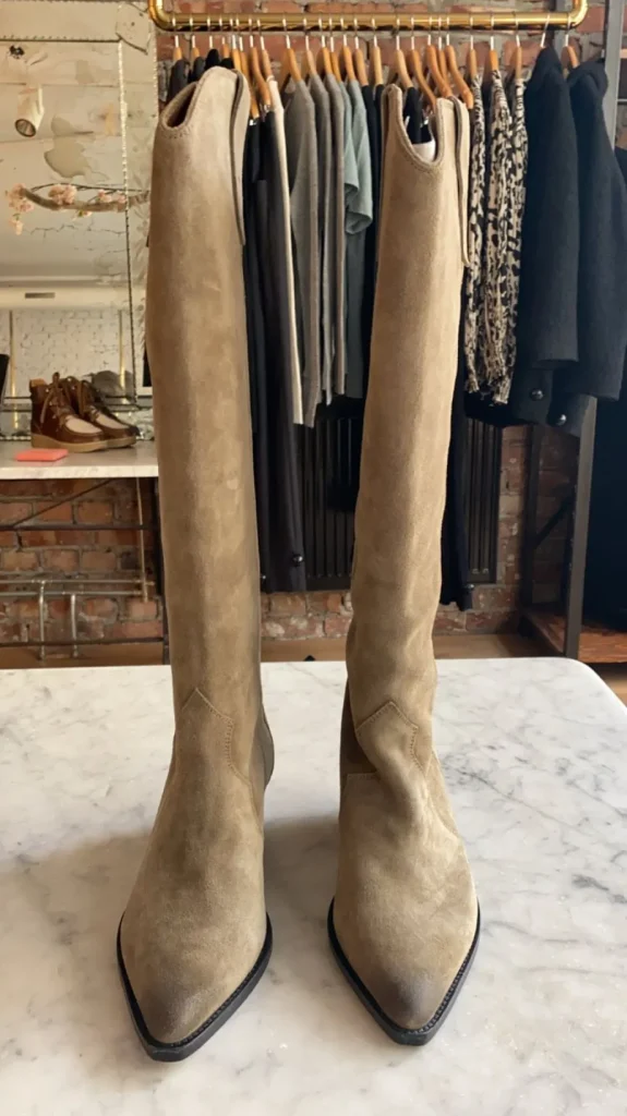 Cheap ISABEL MARANT ÈTOILE Isabel Marant Etoile - Denvee High Boots - Taupe