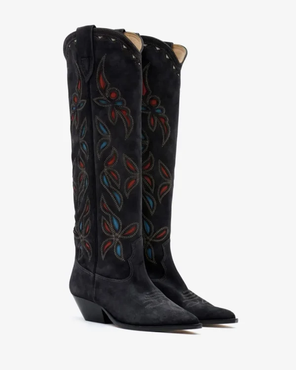 Fashion ISABEL MARANT ÈTOILE Isabel Marant Etoile - Denvee Boots - Faded Black