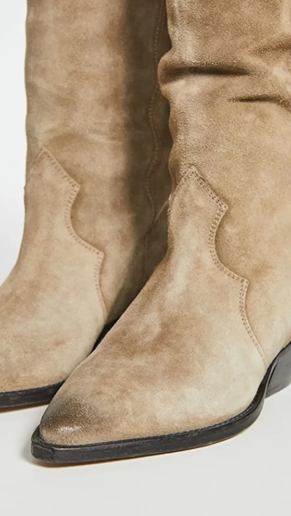 Cheap ISABEL MARANT ÈTOILE Isabel Marant Etoile - Denvee High Boots - Taupe