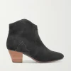 Online ISABEL MARANT ÈTOILE Isabel Marant Etoile - Dicker Boots - Black Suede