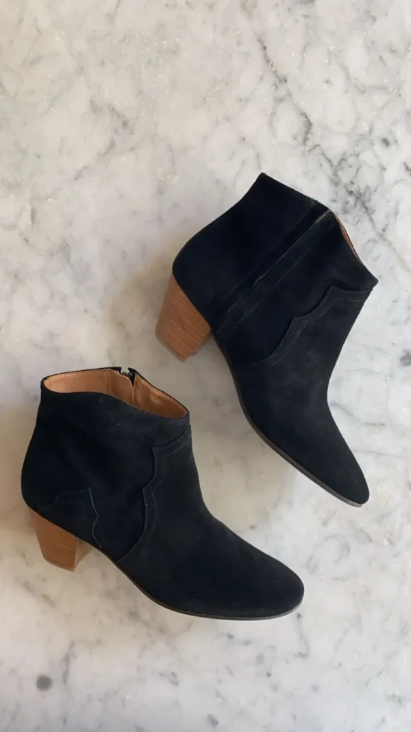 Online ISABEL MARANT ÈTOILE Isabel Marant Etoile - Dicker Boots - Black Suede