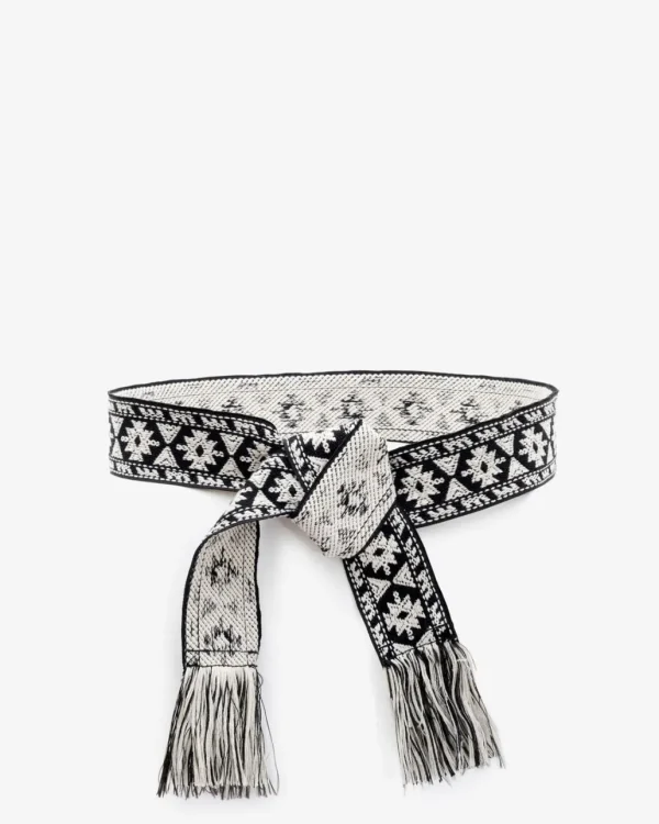 Flash Sale ISABEL MARANT ÈTOILE Isabel Marant Etoile - Etka Belt - BlackEcru