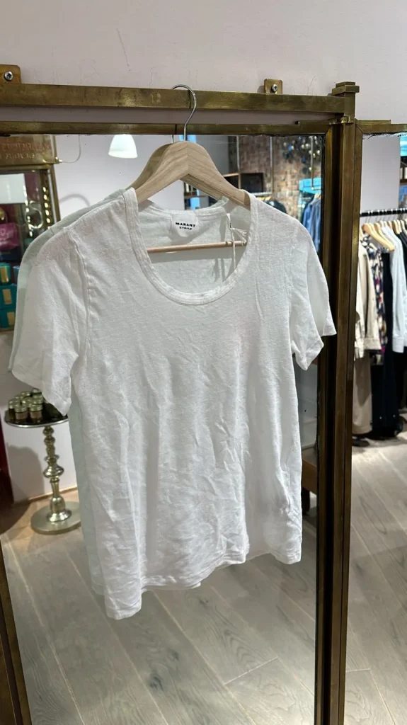 Outlet ISABEL MARANT ÈTOILE Isabel Marant Etoile - Kiliann Tee Shirt - White