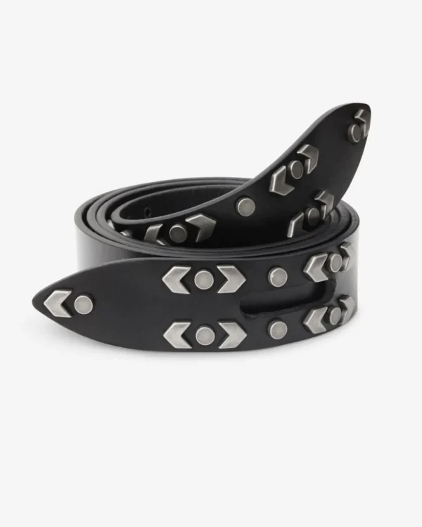 Best Sale ISABEL MARANT ÈTOILE Isabel Marant Etoile - Lecce Belt - BlackSilver