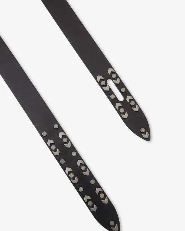 Best Sale ISABEL MARANT ÈTOILE Isabel Marant Etoile - Lecce Belt - BlackSilver