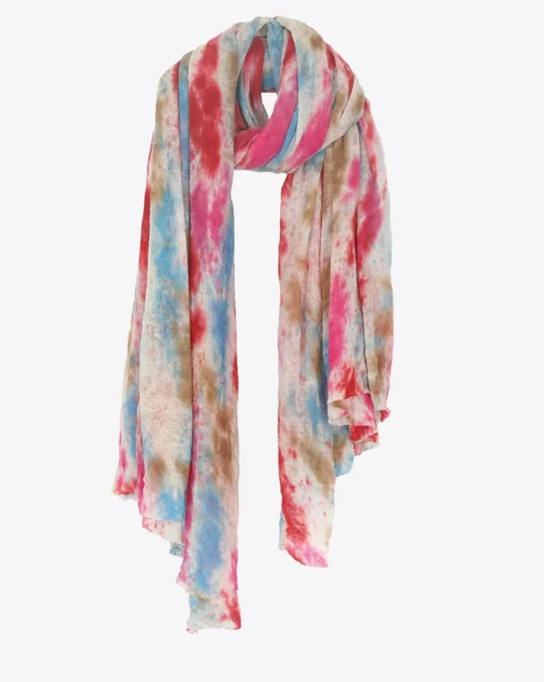 Shop ISABEL MARANT ÈTOILE Isabel Marant Etoile - Zephyr Scarf - BeigeRaspberry