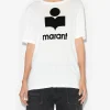 Clearance ISABEL MARANT ÈTOILE Isabel Marant Etoile - Zewel Linen Tee Shirt - White