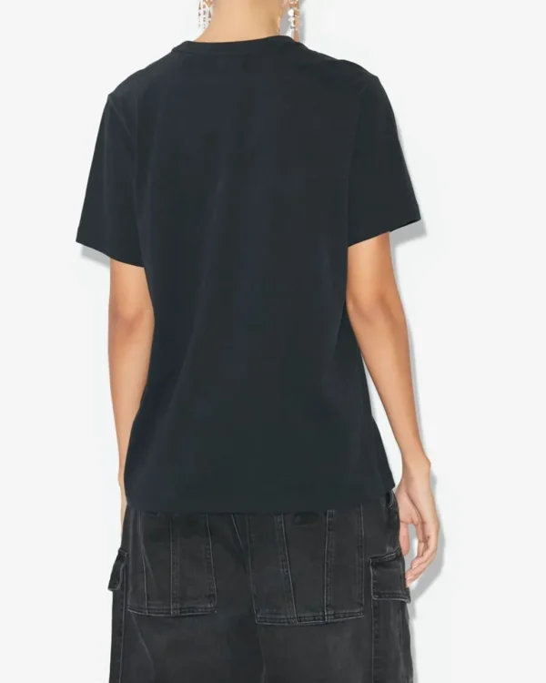 Hot ISABEL MARANT ÈTOILE Isabel Marant Etoile - Zewel Cotton Tee Shirt - Black