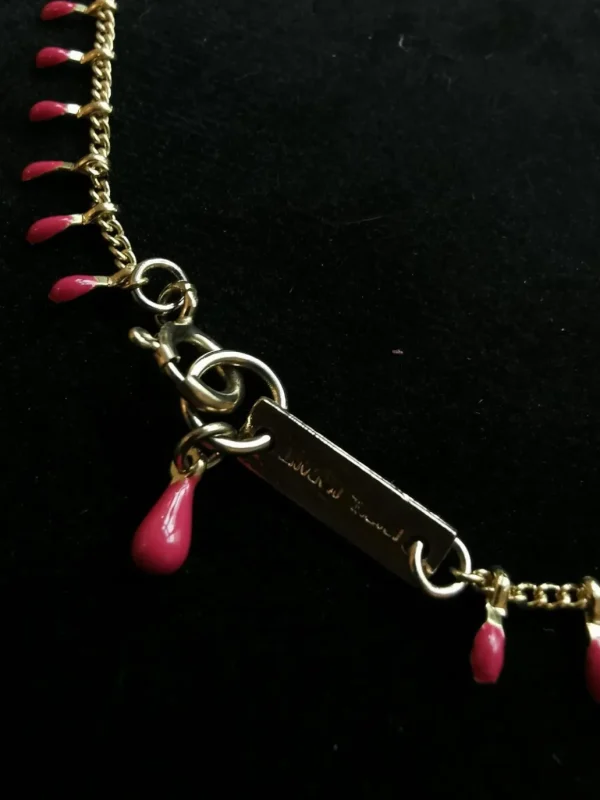 New ISABEL MARANT JEWELRY - Casablanca Necklace - Neon Pink