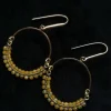 Best ISABEL MARANT JEWELRY - Cesaria Hoop Earrings - Yellow