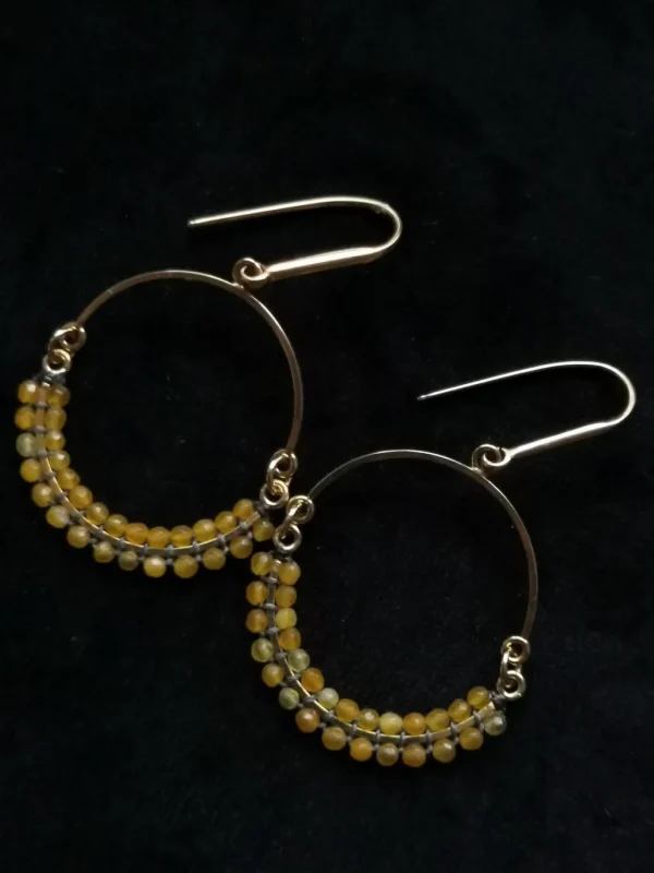 Best ISABEL MARANT JEWELRY - Cesaria Hoop Earrings - Yellow