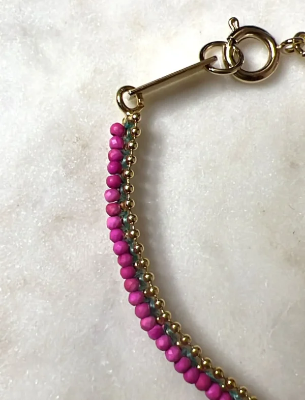 Sale ISABEL MARANT JEWELRY - Cesaria Bracelet - Fuchsia