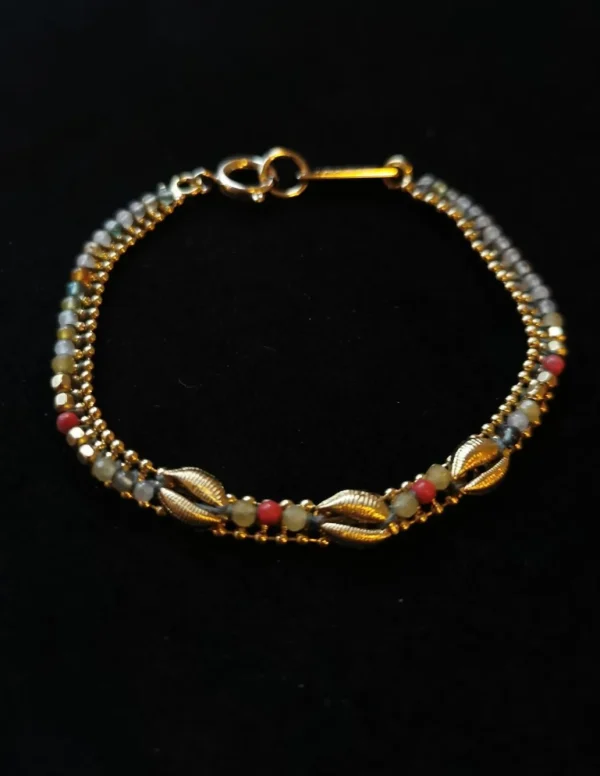 Outlet ISABEL MARANT JEWELRY - Shell & Stone Bracelet - Mellow Yellow