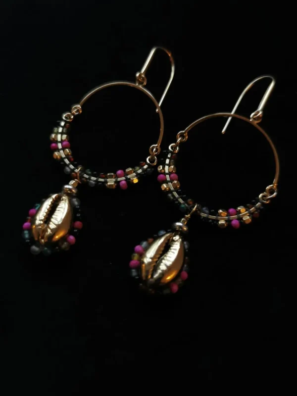 Sale ISABEL MARANT JEWELRY - Shell & Pearl Earrings - Multicolor