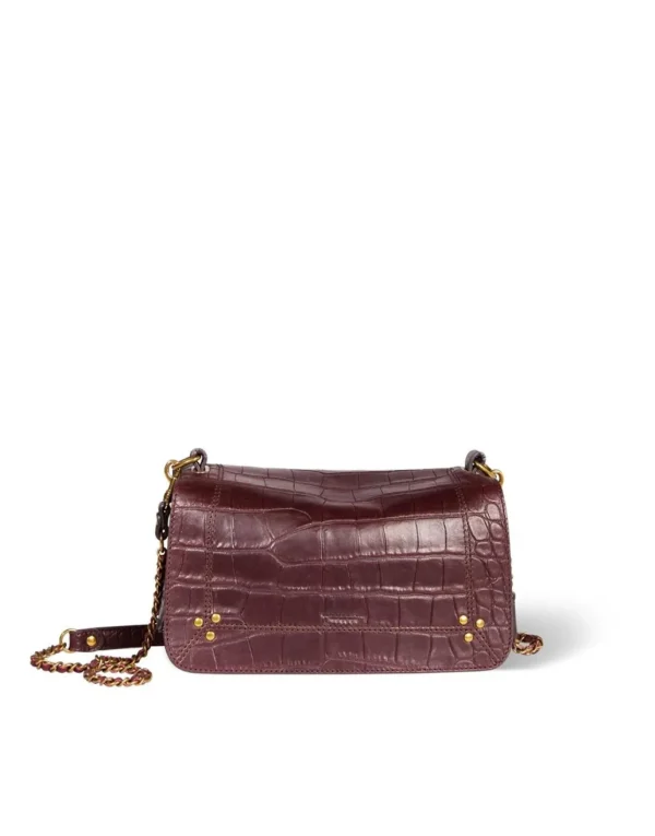 Best Sale JEROME DREYFUSS - Bobi - Croco Aubergine