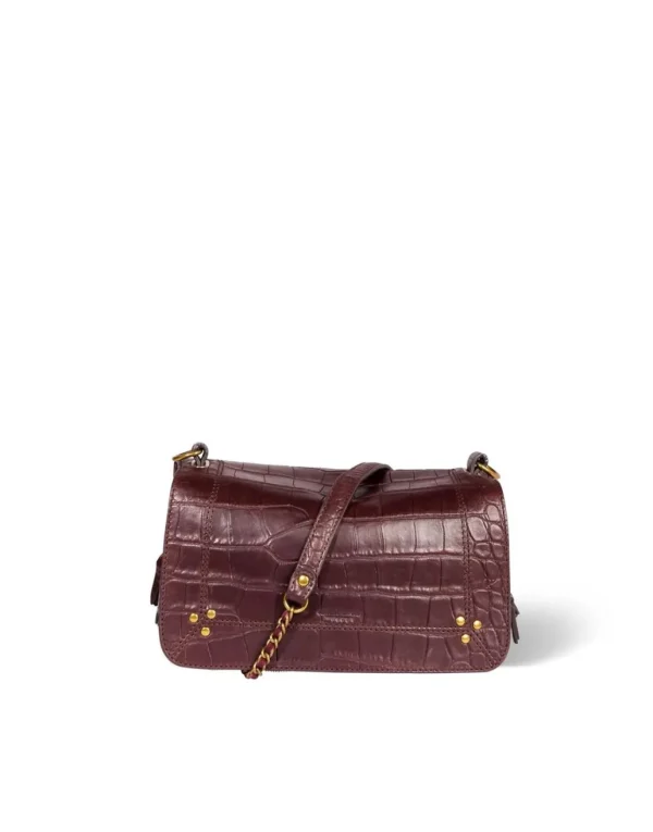 Best Sale JEROME DREYFUSS - Bobi - Croco Aubergine