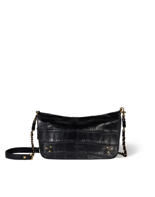 Shop JEROME DREYFUSS - Bobi S - Croco Noir