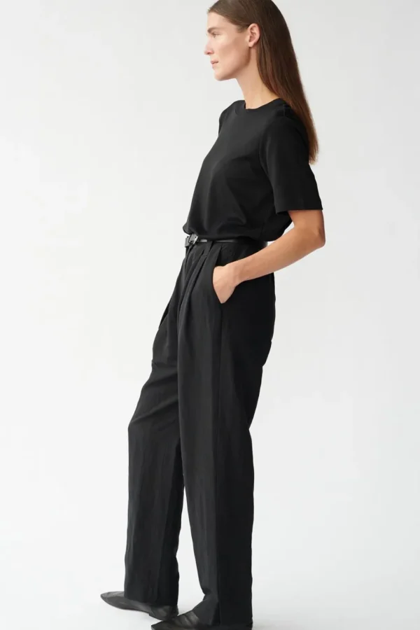 New KOKOON - Harry Pants - Black SilkLinen