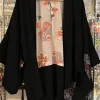 Flash Sale Kyoto Vintage Warehouse - Silk Haori - Black