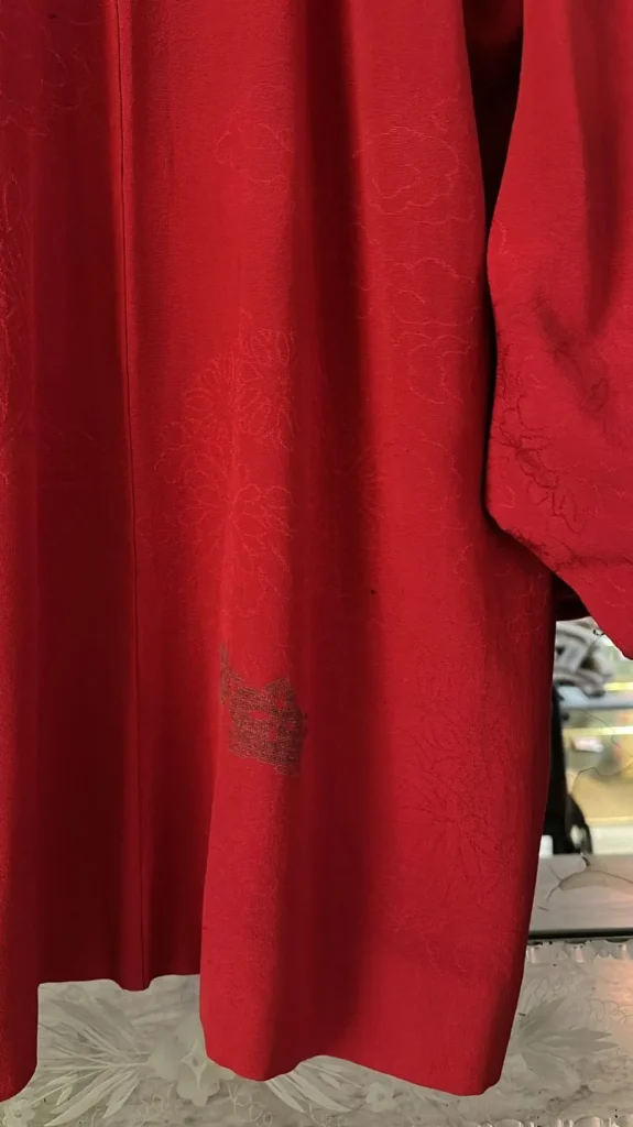 Discount Kyoto Vintage Warehouse - Silk Haori - Red