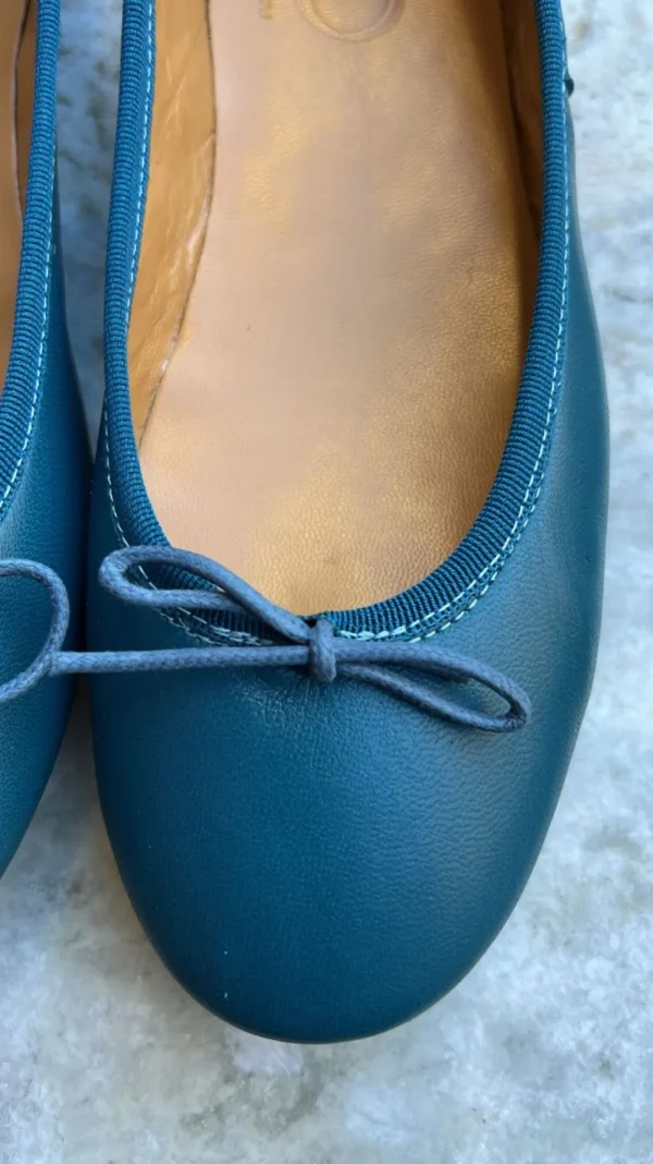 Cheap Lolo The Ballerina - Capri Nappa - Prussian Blue