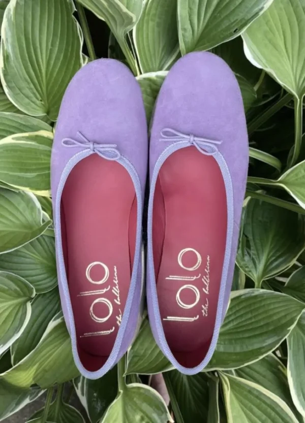 Online Lolo The Ballerina - Volcano Suede - Spring Crocus