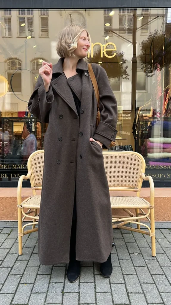 Cheap MARK TAN - Clarabelle Coat - Brown Melange