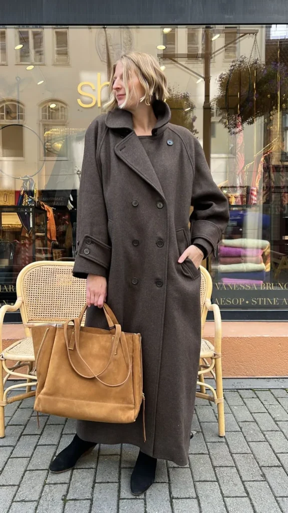 Cheap MARK TAN - Clarabelle Coat - Brown Melange