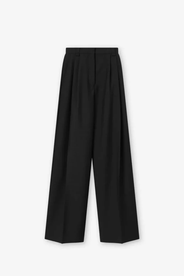 Flash Sale MARK TAN - Portlyn Wool Pants - Black