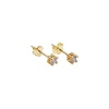 Outlet Pico Copenhagen - Cecilie Crystal Stud - Blue Opac