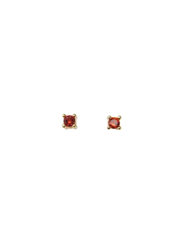 Flash Sale Pico Copenhagen - Cecilie Crystal Stud - Red