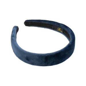 Cheap Pico Copenhagen - Dahlia Velour Headband - Navy