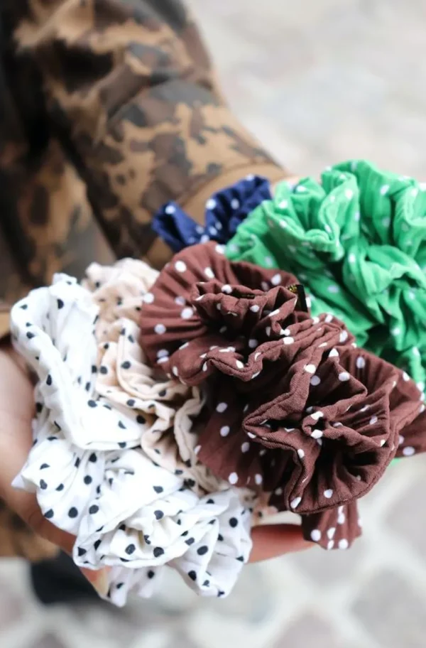 New Pico Copenhagen - Dalmatians Scrunchie - Mocca