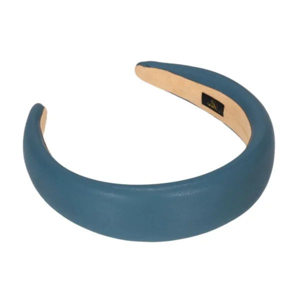 Online Pico Copenhagen - Emma Faux Leather Headband - Blue