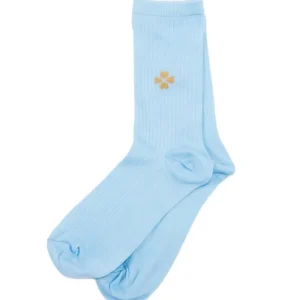 Shop Pico Copenhagen - Golden Clover Sock - Sky