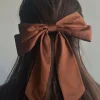 Flash Sale Pico Copenhagen - Isabella Bow Barette - Cognac