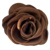 Hot Pico Copenhagen - Small Satin Rose Claw - Chocolate