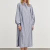 Store SKALL - Canna Dress - BlueRed Stripe