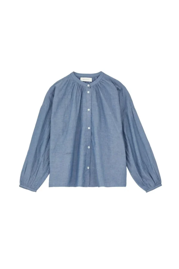 Shop SKALL - Cilla Shirt - Blue Chambray