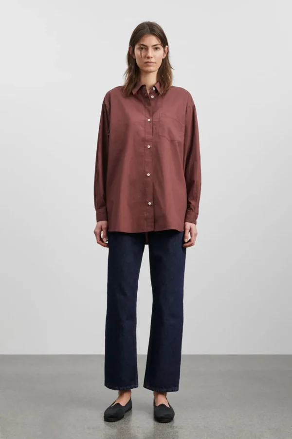 Outlet SKALL - Edgar Shirt - Dark Burgundy