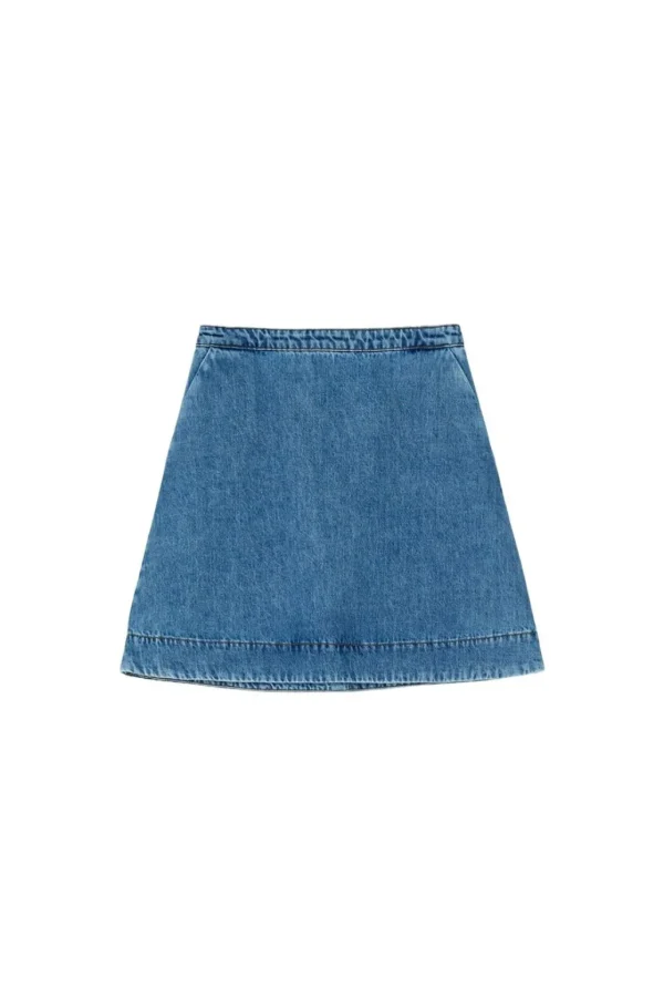 Hot SKALL - Jude Skirt - Washed Blue