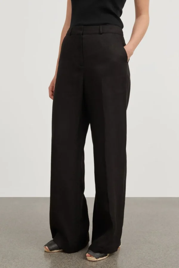 Sale SKALL - Pirette Linnen Trousers - Black