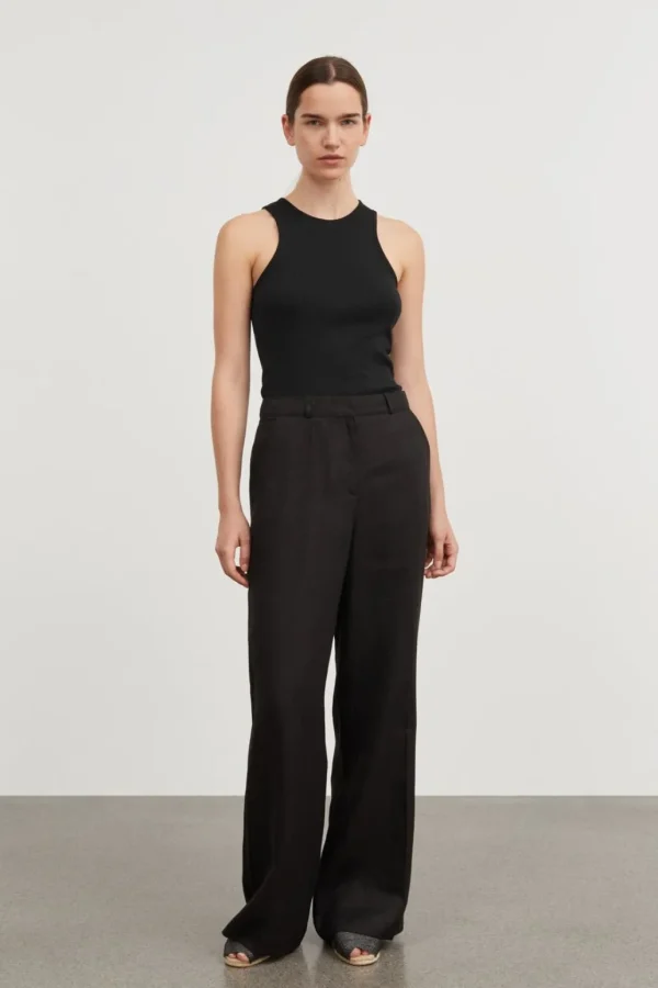 Sale SKALL - Pirette Linnen Trousers - Black