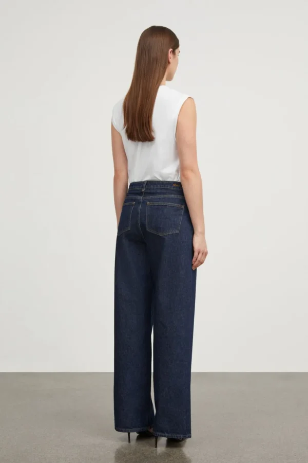 Clearance SKALL - Willow Wide Jeans - Indigo Blue Denim