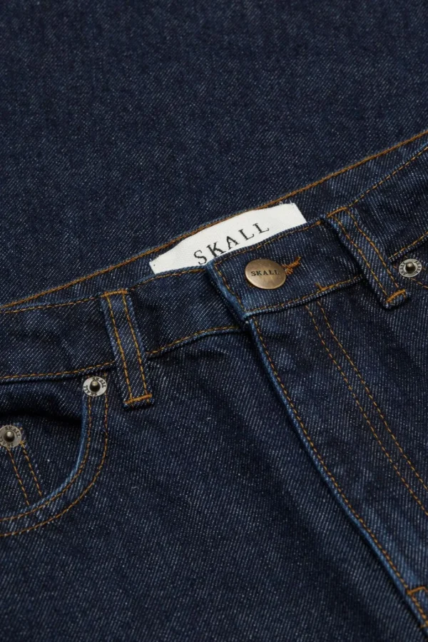 Clearance SKALL - Willow Wide Jeans - Indigo Blue Denim