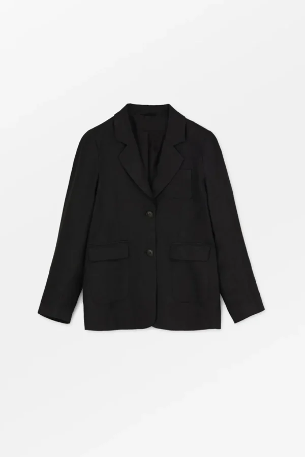 Shop SKALL - Yoko Linnen Blazer - Black