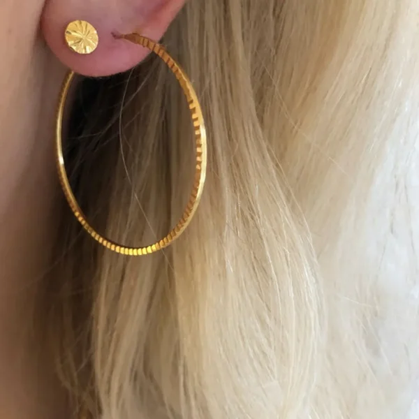 Fashion STINE A - Big Etoile Creol Earring - Gold